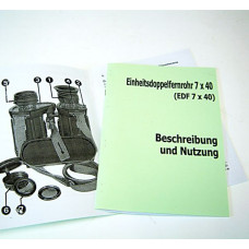 ZEISS NVA EDF 7x40 copy of instruction -english-